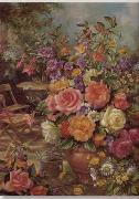 unknow artist Floral, beautiful classical still life of flowers.081 Germany oil painting artist